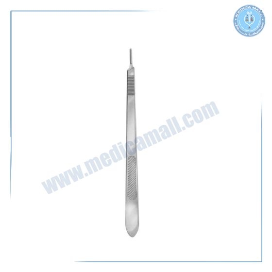 Straight Scalpel Handle , Solid, Long, No. 3 L 21.5 cm  يد مشرط انجليزي smith ضمان عامين  3 لارج 21.5 سم