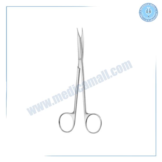 مقص تشريح رينولد منحنى 14.5 سم انجليزيSMITHضمان عامينReynolds, Dissecting scissors, Curved, 14.5 cm