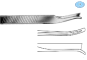 Silver (Frenchay) Nasal Chisel left 18cm تشيزل قاطع عظام الانف ( جارد استيتوم ) منحنى جهة اليسار 18 سم انجليزي SNAA